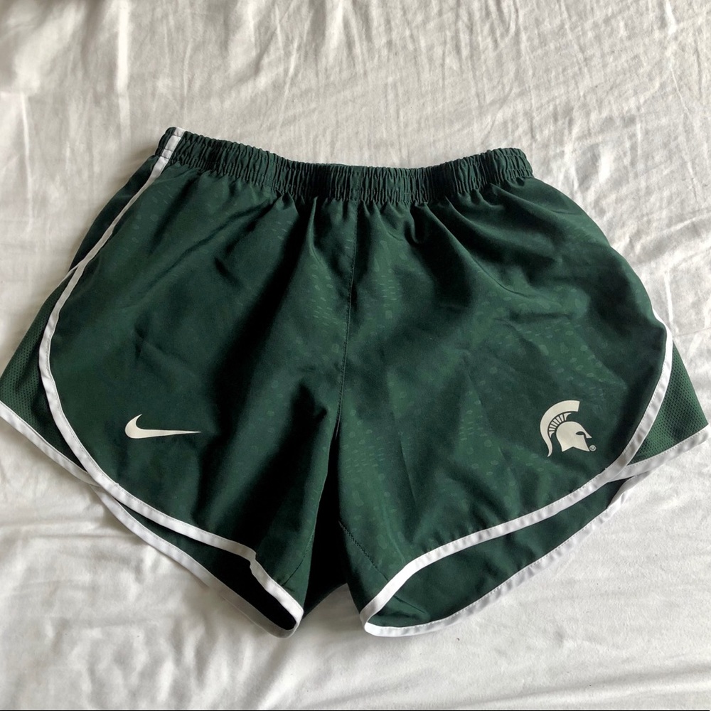 Nike MSU Spartan Green Shorts Size S